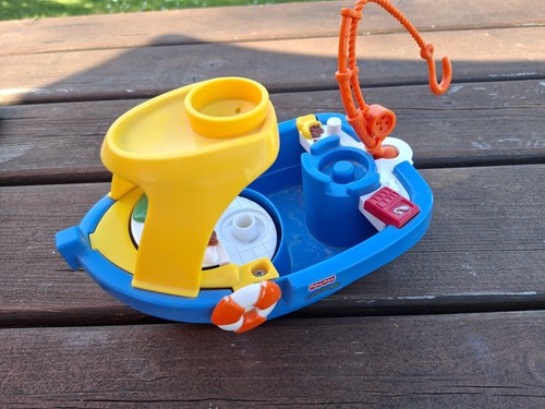 Boot schiff angelrute vintage - schiff,